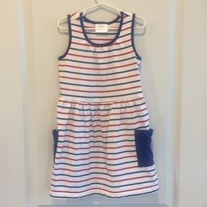 Hanna Andersson red, white and blue striped dress